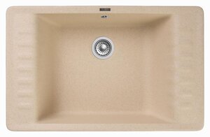 Изображение товара Кухонная мойка GranFest Quarz Z 71, 75.2 x 47.5 см, 71 бежевый (GF-ZW71)