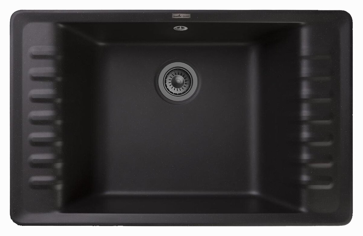 Изображение товара Кухонная мойка GranFest Quarz Z 71 черный 75.2 x 47.5 см