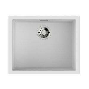 Изображение товара Кухонная мойка Omoikiri Yamakawa 55-U/I-WH белая из ARTCERAMIC с глубокой чашей