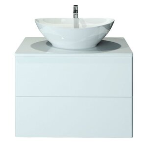 Изображение товара Тумба c раковиной Orange Otto, подвесная, столешница стекло, белый, Ot-75TuGLASS+G56