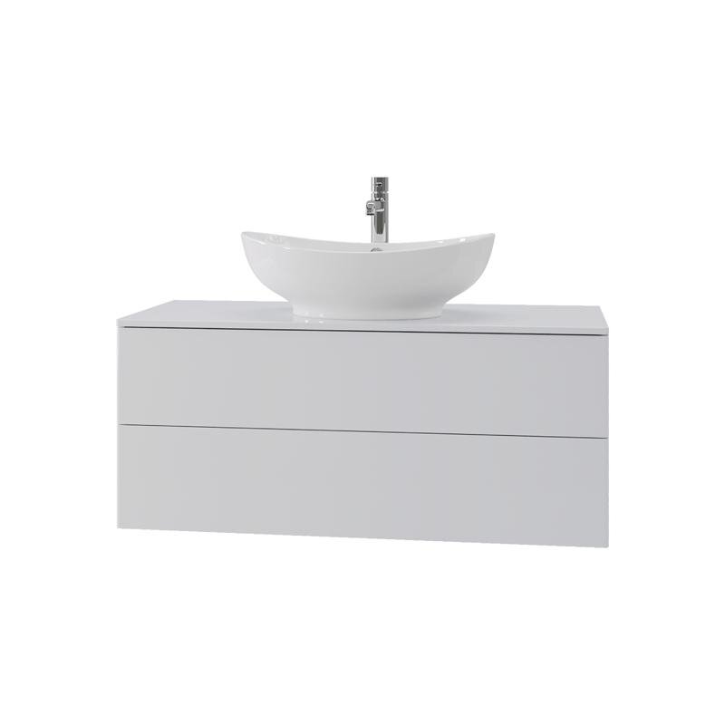 Изображение товара Подвесная тумба с раковиной Orange Otto, МДФ, белая, 100 см