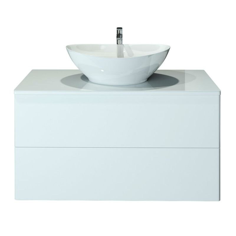 Изображение товара Подвесная тумба c раковиной и стеклянной столешницей Orange Otto