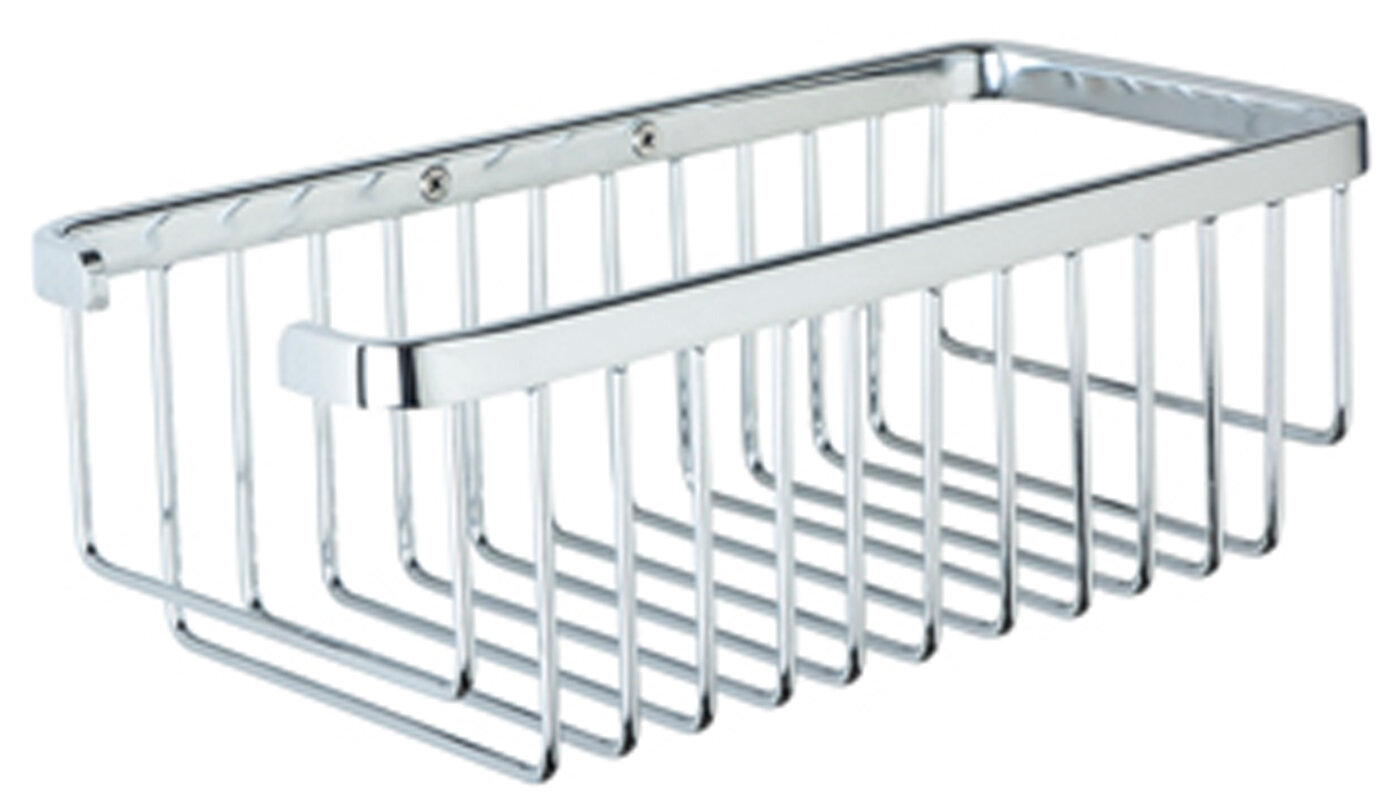 Изображение товара Полка Nofer Niza 09054.B настенная из нержавеющей стали 9,2x12,4x25,9 см