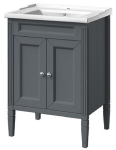 Изображение товара Тумба под раковину Caprigo Aspetto Albion Concept 60 34010, цвет SF019 графит (пленка)