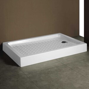 Изображение товара Душевой поддон Vincea VST-2AR-9010, 100 x 90 x 13.5 см, сифон с гидрозатвором, прямоугольный, белый