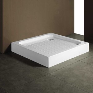 Изображение товара Душевой поддон Vincea VST-2AS-9090, 90 x 90 x 13.5 см, сифон с гидрозатвором, квадратный, белый