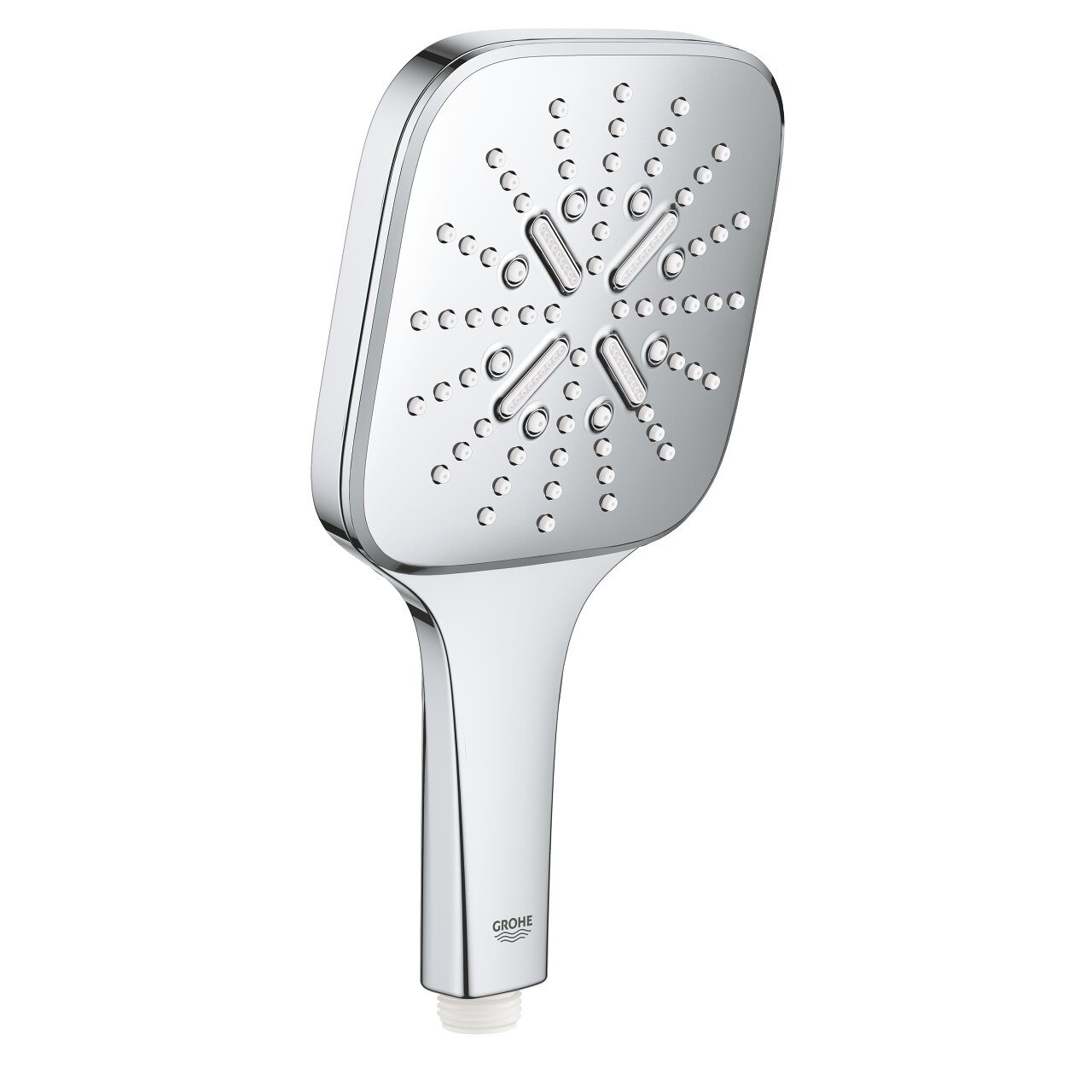 Изображение товара Ручной душ Grohe Rainshower SmartActive 130 Cube, 26550000, хром Изображение товара Ручной душ Grohe Rainshower SmartActive 130 Cube, 26550000, хром