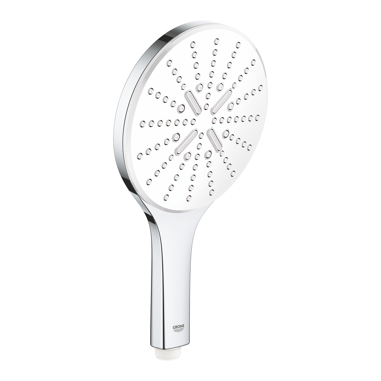 Изображение товара Ручной душ Grohe Rainshower SmartActive 150, 26554LS0, белая луна Изображение товара Ручной душ Grohe Rainshower SmartActive 150, 26554LS0, белая луна