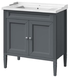 Изображение товара Тумба под раковину Caprigo Aspetto Albion Concept 80 34012, цвет TP-810 графит
