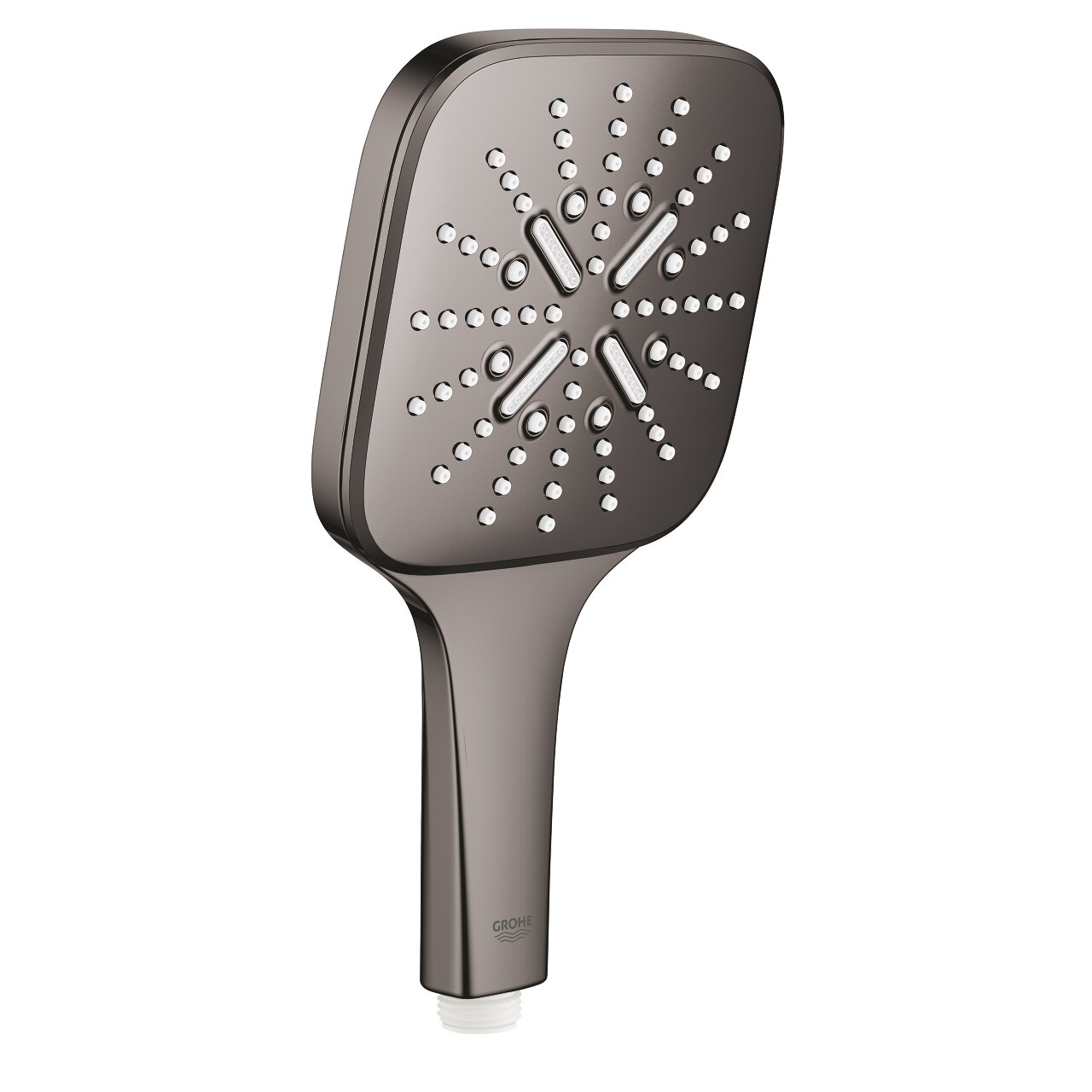 Изображение товара Душевая лейка Grohe Rainshower SmartActive 130 Cube 26582A00 темный графит