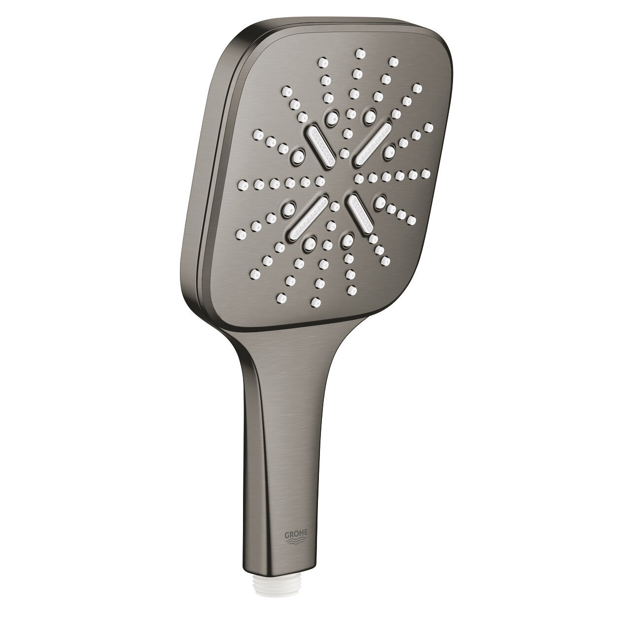 Изображение товара Душевая лейка Grohe Rainshower SmartActive 130 Cube 26582AL0 темный графит матовый