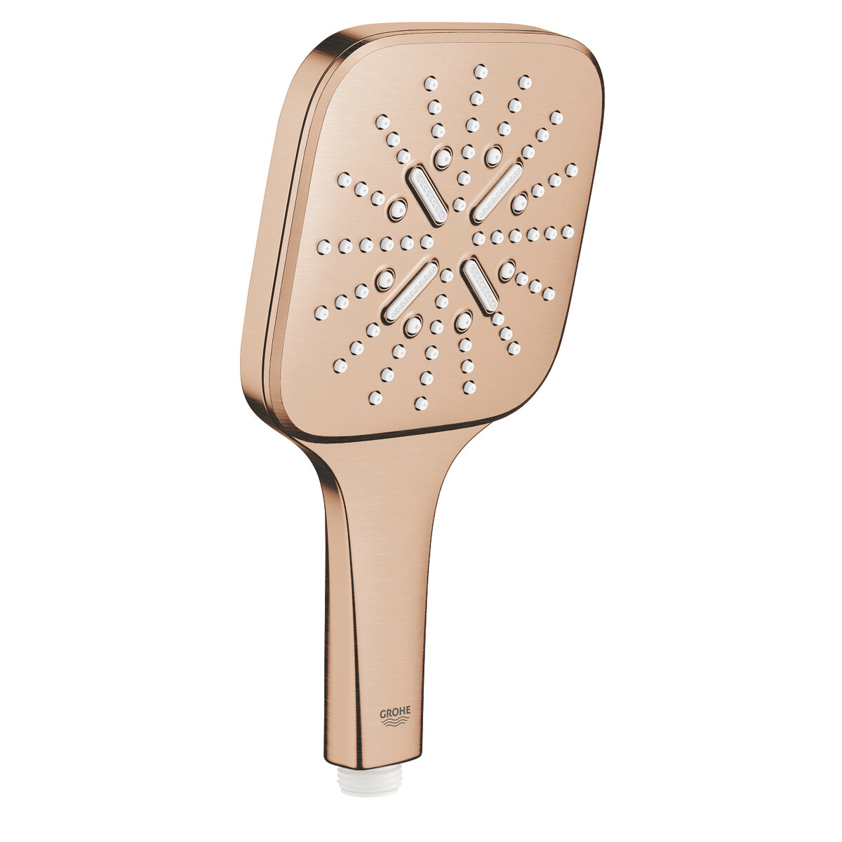 Изображение товара Ручной душ Grohe Rainshower SmartActive 130 Cube теплый закат матовый с технологией GROHE Rain