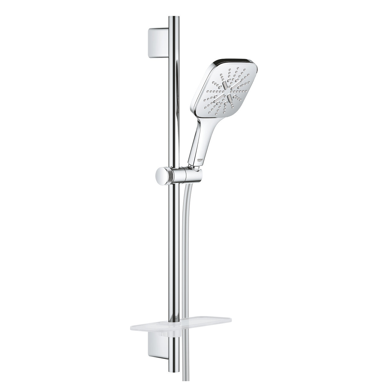 Изображение товара Душевой гарнитур Grohe Rainshower SmartActive 130 Cube с 3 режимами Изображение товара Душевой гарнитур Grohe Rainshower SmartActive 130 Cube с 3 режимами