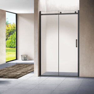 Изображение товара Душевая дверь Vincea Como VPS-1C120CLB, 120 см, раздвижная, стекло прозрачное, черный