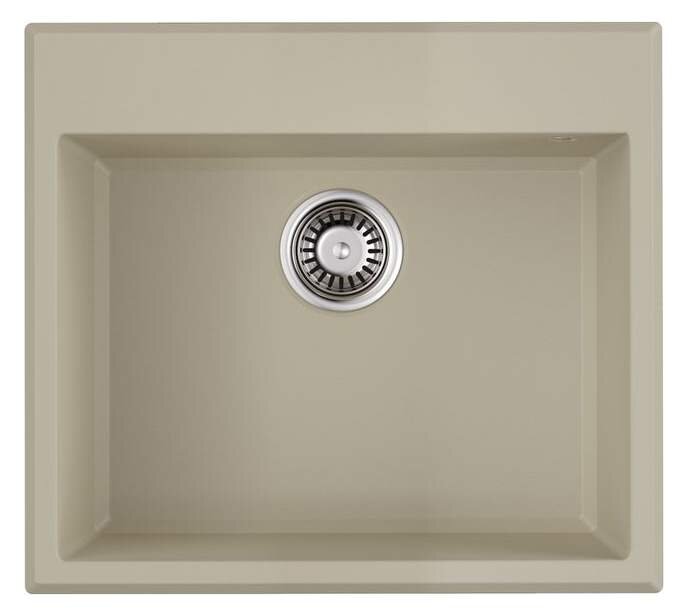 Изображение товара Кухонная мойка Omoikiri Tedori 57-BE из искусственного гранита ваниль Изображение товара Кухонная мойка Omoikiri Tedori 57-BE из искусственного гранита ваниль