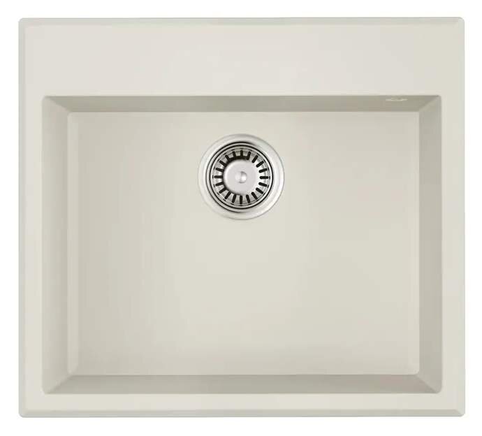 Изображение товара Мойка кухонная Omoikiri Tedori 57-WH из искусственного гранита белая