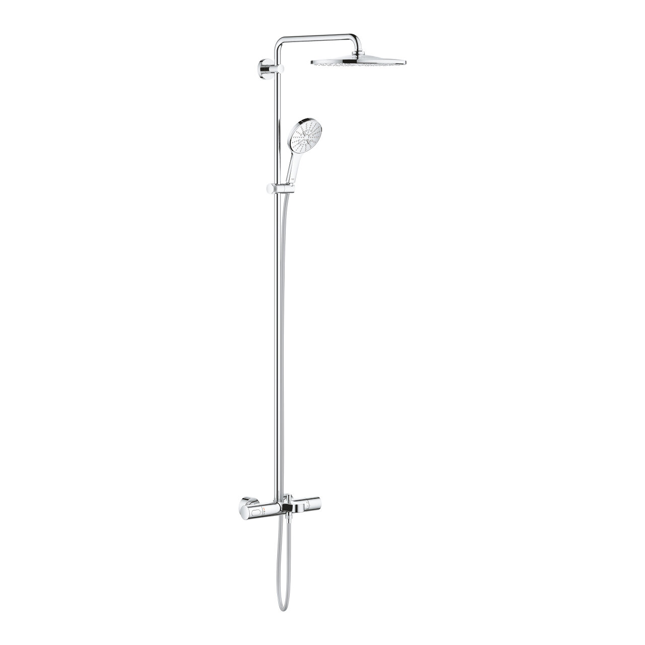 Изображение товара Душевая система Grohe Rainshower SmartActive 310 26657000 с термостатом и изливом, хром Изображение товара Душевая система Grohe Rainshower SmartActive 310 26657000 с термостатом и изливом, хром