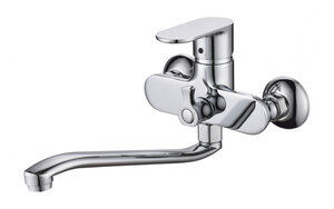 Изображение товара Смеситель для ванны и душа D&K Rhein Speyer DA1313341 хром с поворотным изливом