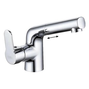 Изображение товара Смеситель D&K Rhein Marx DA1392141 для раковины с выдвижным изливом, хром