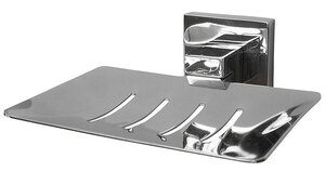 Изображение товара Мыльница Nofer Barcelona 16912 настенная из нержавеющей стали хром