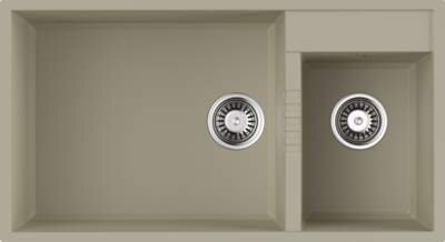 Изображение товара Мойка кухонная Omoikiri Tedori 86-2-LB-BE 4993933, ваниль