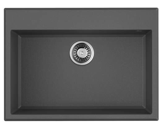 Изображение товара Кухонная мойка Omoikiri Tedori-68-PL из искусственного гранита, платина, 680х500 мм