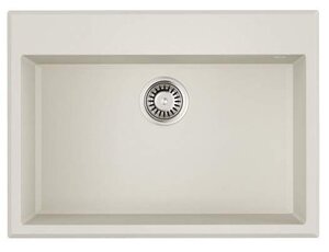 Изображение товара Кухонная мойка Omoikiri Tedori-68-WH из искусственного гранита, белая, установка врезная