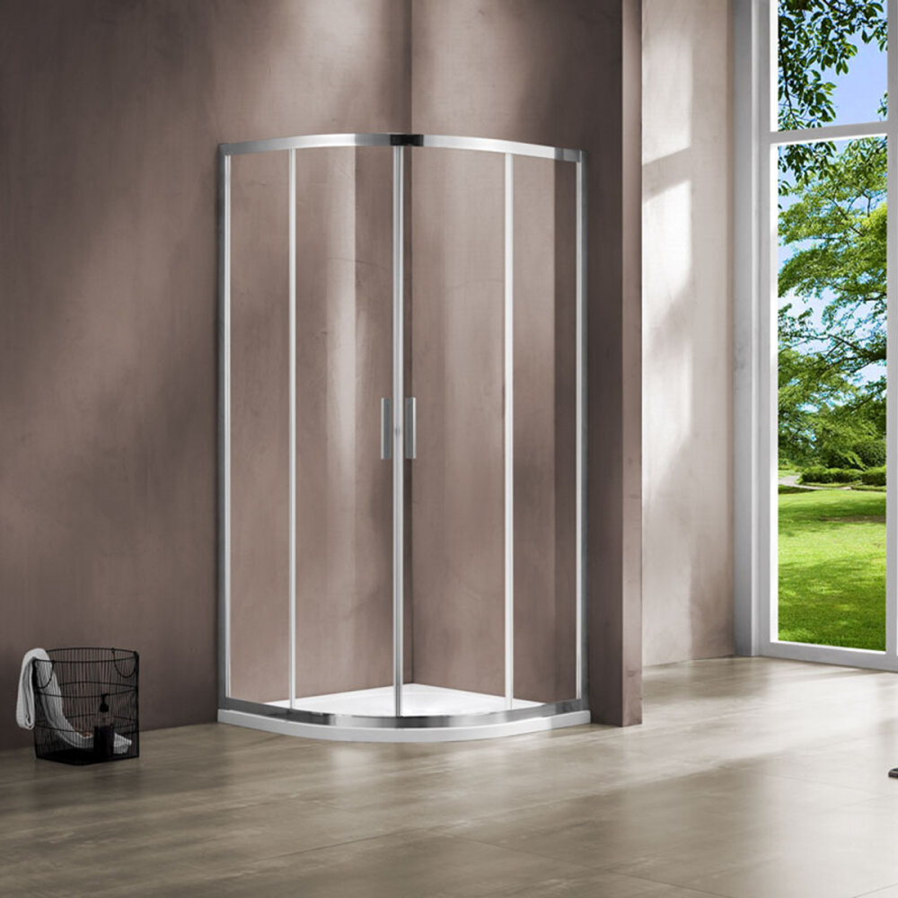 Изображение товара Душевой уголок Vincea Garda VSQ-1G900CL, 90 x 90 см, четверть круга, дверь раздвижная, стекло прозрачное, хром Изображение товара Душевой уголок Vincea Garda VSQ-1G900CL, 90 x 90 см, четверть круга, дверь раздвижная, стекло прозрачное, хром