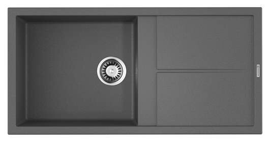 Изображение товара Мойка кухонная Omoikiri Sumi 100-PL 4993659, 100 см, tetogranit, платина Изображение товара Мойка кухонная Omoikiri Sumi 100-PL 4993659, 100 см, tetogranit, платина
