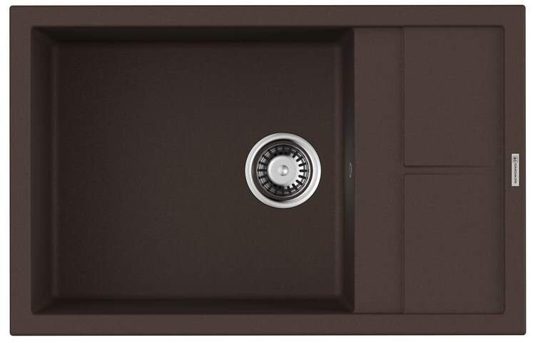 Изображение товара Кухонная мойка Omoikiri Sumi 78-LB-DC 4993723 темный шоколад искусственный гранит
