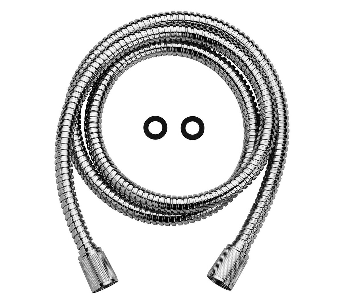 Изображение товара Шланг для душа Paffoni ZFLO018CR 150 см хромированный