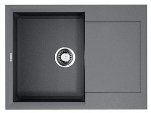 Изображение товара Мойка кухонная Omoikiri Sakaime 68-GR 4993545, 68 см, tetogranit, leningrad grey