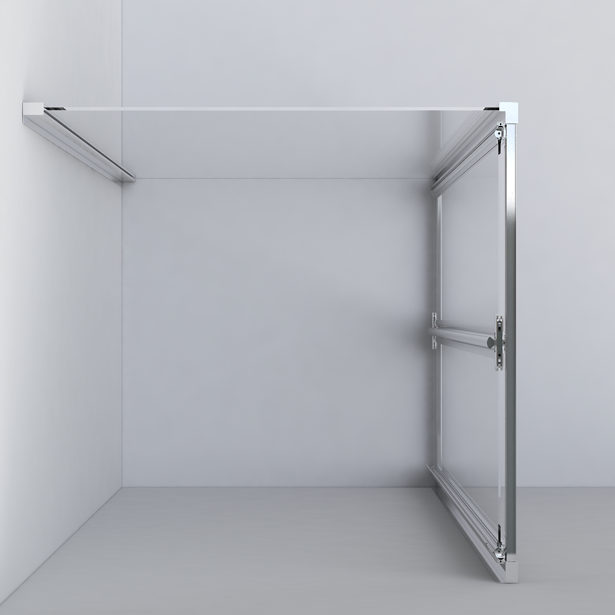 Изображение товара Душевой уголок Vincea Garda VSR-1G9080CL 80x90 см прямоугольный складной прозрачное стекло хром