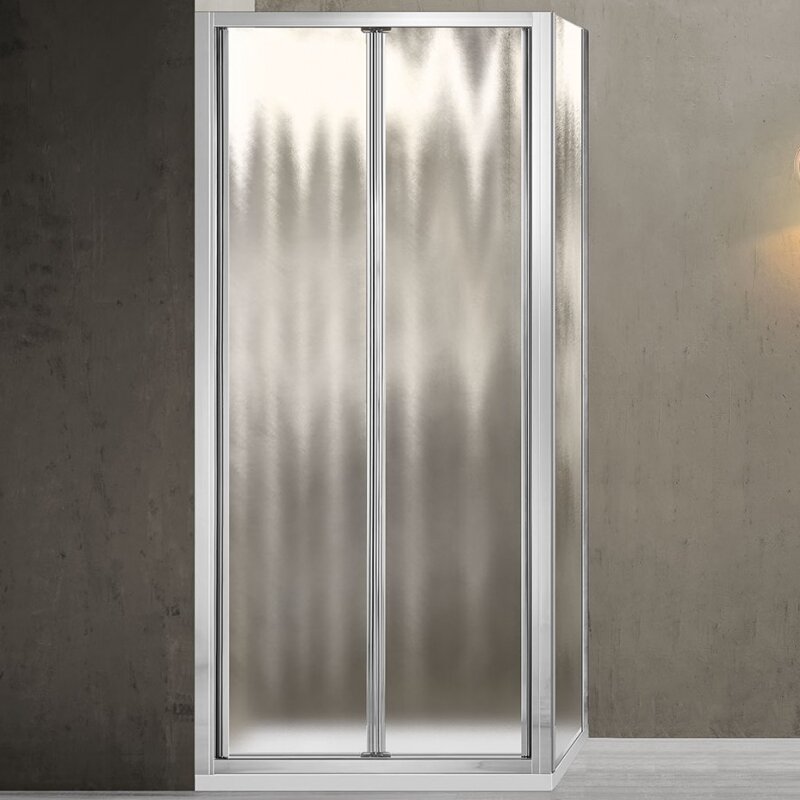 Изображение товара Душевой уголок Vincea Garda VSR-1G9080CH, 80 x 90 см, прямоугольный, дверь складная, стекло шиншилла, хром