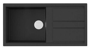 Изображение товара Мойка кухонная Omoikiri Kitagawa 100-GB 4993786, графит