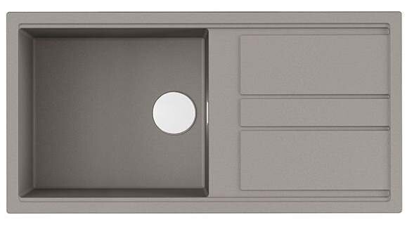 Изображение товара Кухонная мойка Omoikiri Kitagawa 100-GR из искусственного камня с донным клапаном
