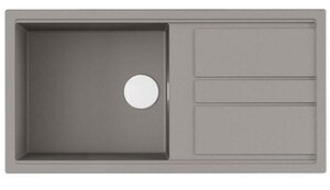 Изображение товара Кухонная мойка Omoikiri Kitagawa 100-GR из искусственного камня с донным клапаном