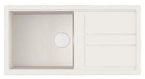 Изображение товара Мойка кухонная Omoikiri Kitagawa 100-WH из ARTCERAMIC, белая, глубина 20 см