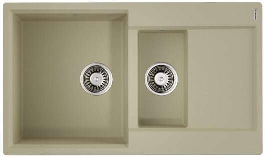 Изображение товара Кухонная мойка Omoikiri Daisen 86-2-BE из ARTGRANIT ванильная врезная
