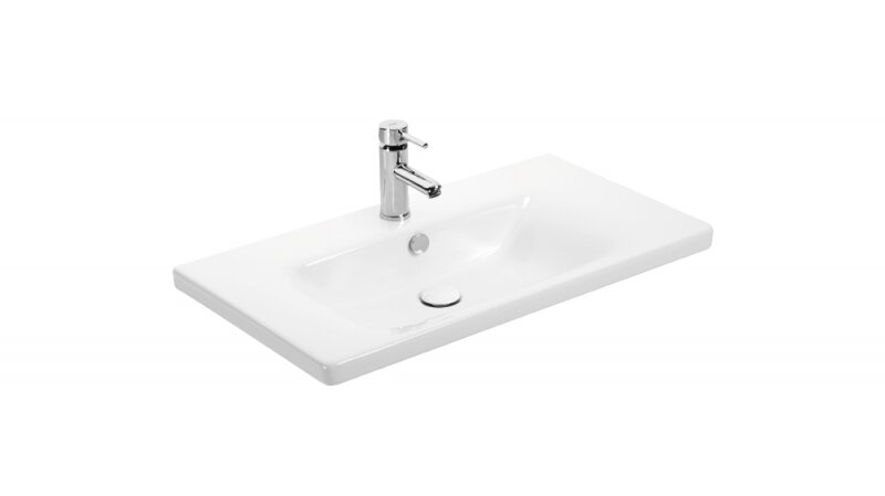 Изображение товара Раковина OWL OWLB20-13080 Угловая прямоугольная белая