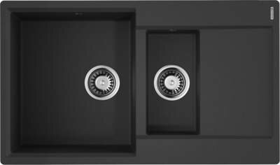 Изображение товара Мойка кухонная Omoikiri Daisen 86-2-BL 4993477, черный Изображение товара Мойка кухонная Omoikiri Daisen 86-2-BL 4993477, черный