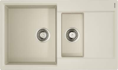 Изображение товара Мойка кухонная Omoikiri Daisen 86-2-PA 4993473, пастила Изображение товара Мойка кухонная Omoikiri Daisen 86-2-PA 4993473, пастила