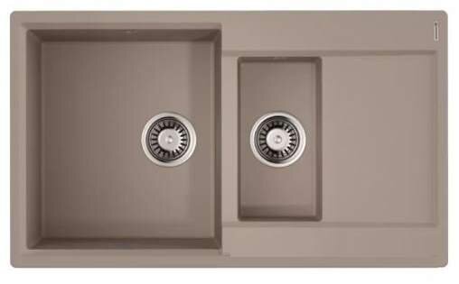 Изображение товара Мойка кухонная Omoikiri Daisen 86-2-SA 4993478, бежевый Изображение товара Мойка кухонная Omoikiri Daisen 86-2-SA 4993478, бежевый