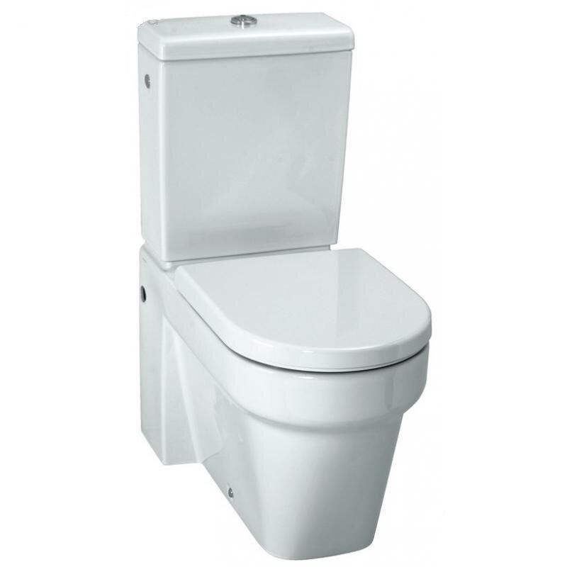 Изображение товара Напольный унитаз Laufen Form с крышкой микролифт и горизонтальным выпуском