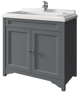 Изображение товара Тумба под раковину Caprigo Aspetto Preston 90 33918, цвет TP-810 графит