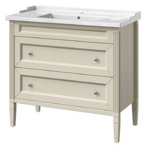 Изображение товара Тумба под раковину Caprigo Aspetto Albion Concept 90 34018, 2 ящика, цвет TP-813 оливин