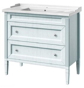 Изображение товара Тумба под раковину Caprigo Aspetto Albion Concept 90 34018, 2 ящика, цвет TК-661 арктик