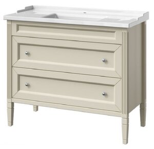 Изображение товара Тумба под раковину Caprigo Aspetto Albion Concept 100 с ящиками и раковиной