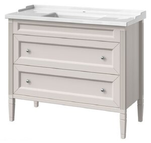 Изображение товара Тумба под раковину Caprigo Aspetto Albion Concept 100 34014, 2 ящика, цвет TP-812 керамик