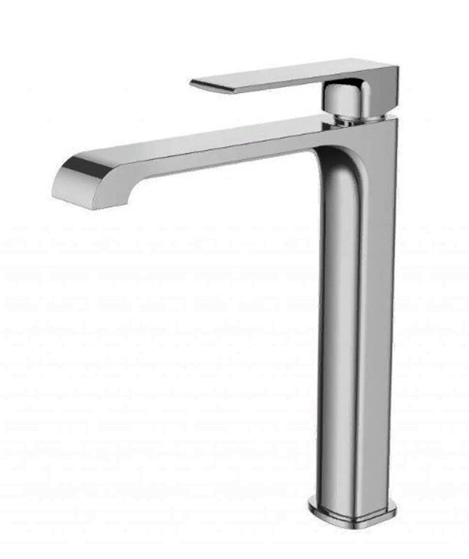 Изображение товара Высокий однорычажный смеситель для раковины BelBagno Dory из латуни с хромом